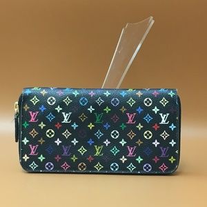 Louis Vuitton Black Monogram Multicolore Wallet